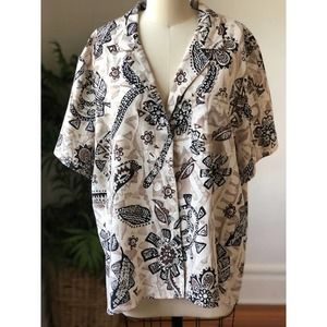 90s Alfred Dunner Tiki Blouse (22W)